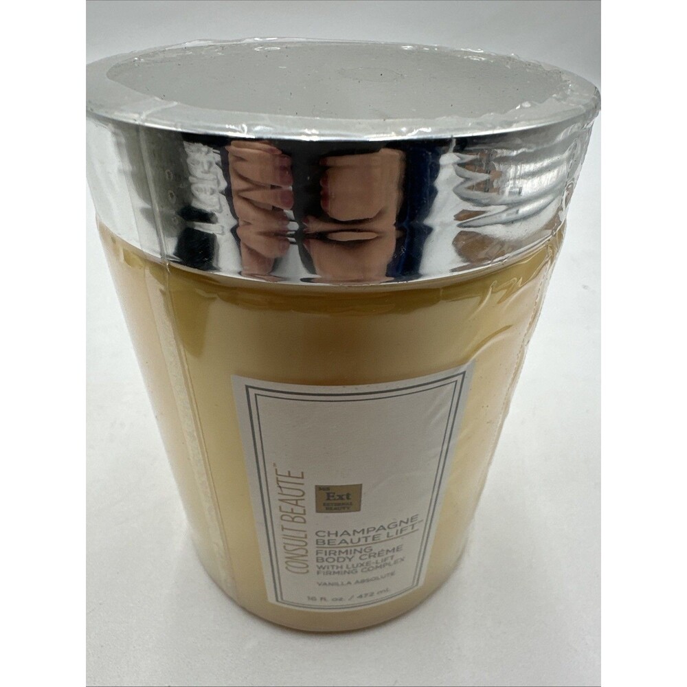 Consult Beaute~ Champagne Firming Body Creme Beauty Vanilla Absolute 16oz NEW